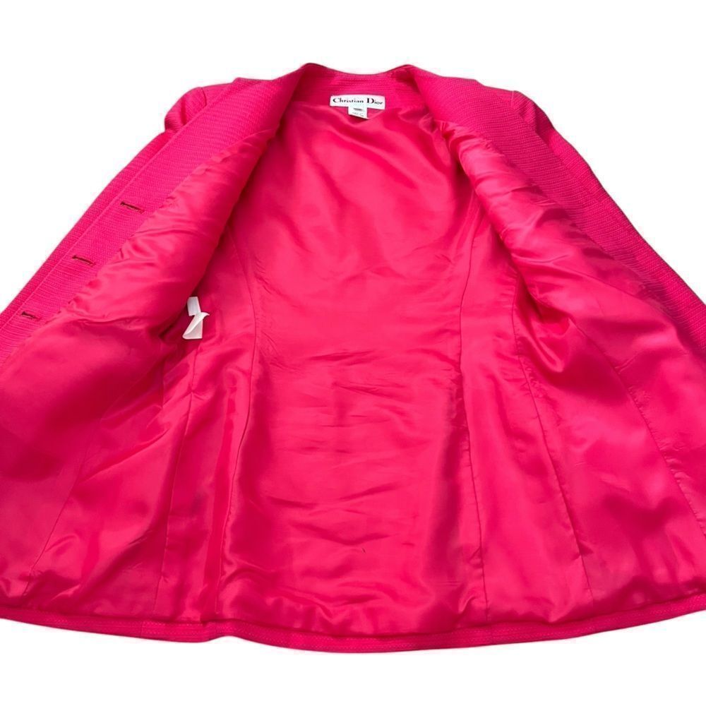 Christian Dior Vintage Pink Skirt Suit Set - Picture 6 of 11